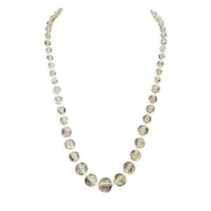 Vintage Art Deco Glass Bead Necklace